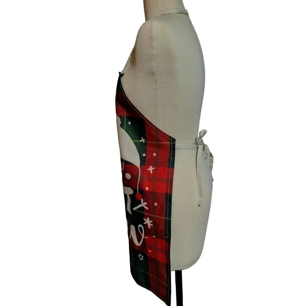 Two Christmas Holiday Aprons Like New Condition